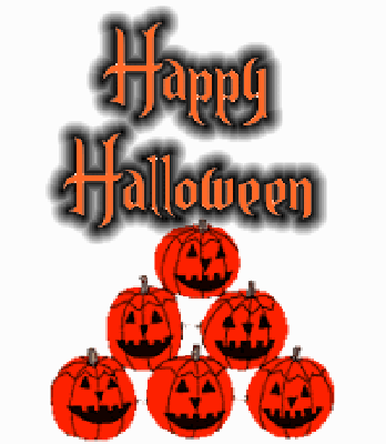Dynie śpiewające szczęśliwego Halloween
